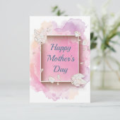 宝石と結晶ハッピーマザーデイグリーティングカード (スタンド正面)