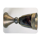 宝石と額に刻まれた聖杯 マグネット (横)