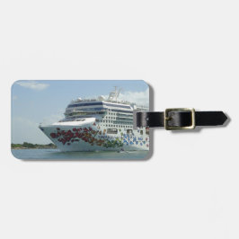 宝石によって散りばめられる弓Prsonalized ラゲッジタグ