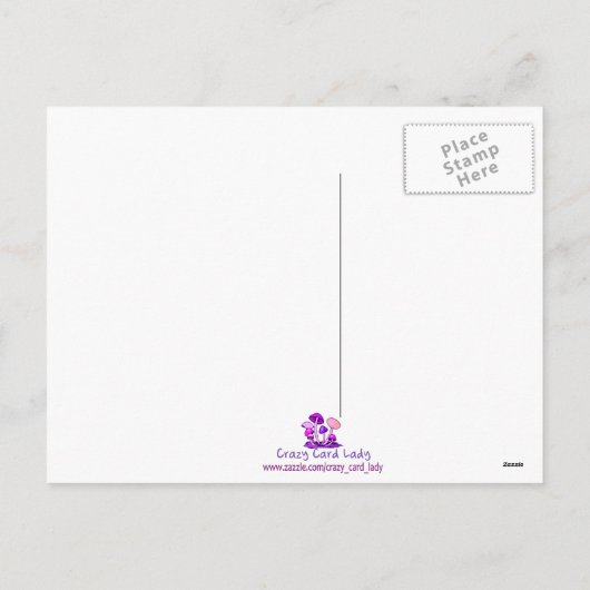 宝石によって飾られるダビデの星 シーズンポストカード (裏面)