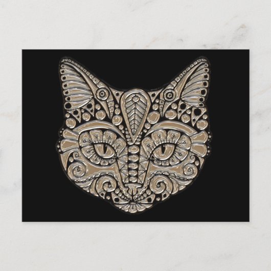 宝石ねこ葉書 ポストカード (正面)