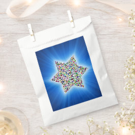 宝石のあるダビデの星 フェイバーバッグ