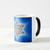 宝石のあるダビデの星 モーフィングマグカップ (正面右)