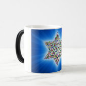 宝石のあるダビデの星 モーフィングマグカップ (正面左)