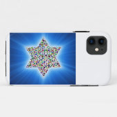 宝石のあるダビデの星 Case-Mate iPhoneケース (裏面(横))
