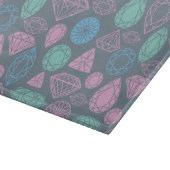 宝石のアイコンパターン カッティングボード (角)