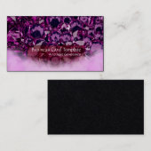 宝石のアメジスト宝石 名刺 (正面/裏面)