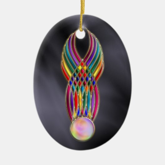 宝石のオーナメントの饗宴 セラミックオーナメント (正面)