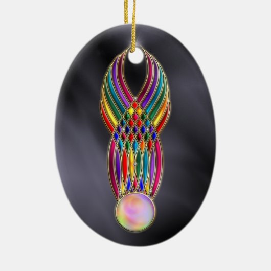 宝石のオーナメントの饗宴 セラミックオーナメント (裏面)