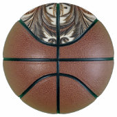 宝石のキラキラした花柄 バスケットボール (右)