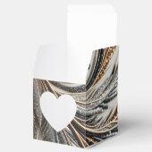 宝石のキラキラした花柄 フェイバーボックス (オープン)