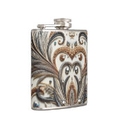 宝石のキラキラした花柄 フラスク (右)