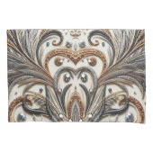 宝石のキラキラした花柄 枕カバー (正面左)