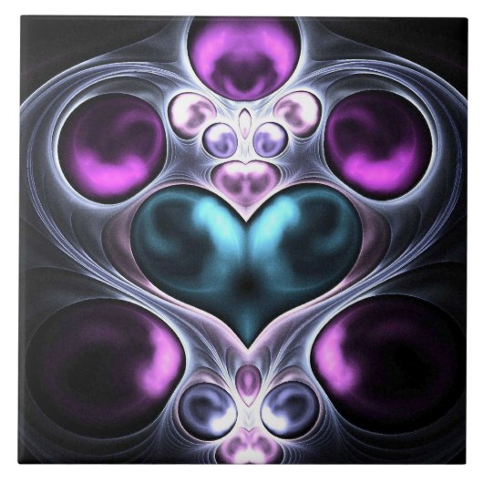 宝石のハート タイル (正面)