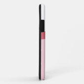 宝石のプリントの水玉模様のiPhoneの場合が付いているピンクの弓 Case-Mate iPhoneケース (裏面/右)