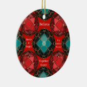 宝石の万華鏡 クリスマス セラミックオーナメント (右)