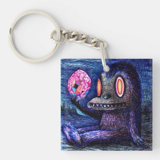 宝石の創造物(keychain) キーホルダー (正面)