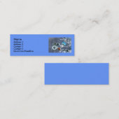 宝石の効果のPofileカード スキニー名刺 (正面/裏面)