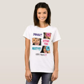 宝石の姉妹-ドーナツ停止パーティーの女性のTシャツ Tシャツ (正面フル)