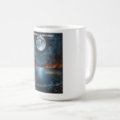 宝石の宇宙は?-もし月 コーヒーマグカップ (正面右)