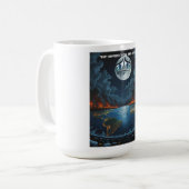 宝石の宇宙は?-もし月 コーヒーマグカップ (正面左)