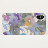 宝石の庭|の紫色のパステル調の花びら Case-Mate iPhoneケース (裏面(横))