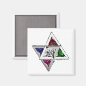 宝石の星 マグネット (正面/裏面)