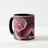 宝石の朝のお茶をカスタマイズ可パーソナライズされた能 マグカップ (正面左)