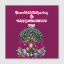 宝石の木の中心：ロマンチックなバレンタインデー