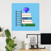 宝石の本 ポスター (ホームオフィス)