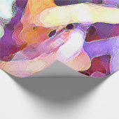 宝石の水色 ラッピングペーパー (角)