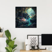 宝石の洞窟 - 自然の驚異スタイル ポスター (ホームオフィス)