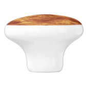 宝石の石のパターン、ゴールデンタイガーアイ セラミックノブ (側面)