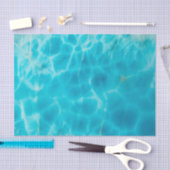 宝石の石のパターン，ブルーラリマー/アトランティス石 薄葉紙 (クラフト)