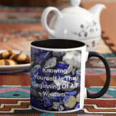 宝石の結晶ラピスラズリマググ ツートーンマグカップ