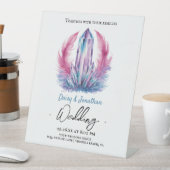 宝石の結晶水結婚色 台座サイン (インサイチュ)