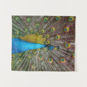 宝石の色調のクジャックアート タペストリー (正面(横))