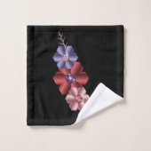 宝石の花の浴室タオルの舞台装置 バスタオルセット (ウォッシュタオル)