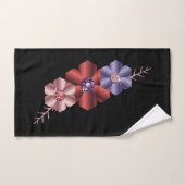 宝石の花の浴室タオルの舞台装置 バスタオルセット (ハンドタオル)