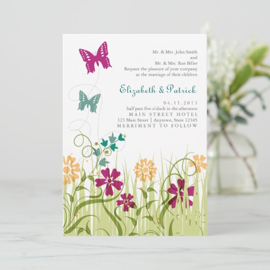 宝石の調子の蝶庭 招待状 (スタンド正面)