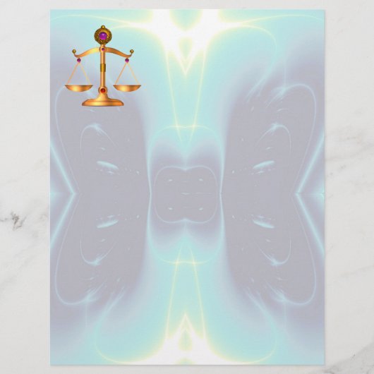 宝石はかりで測石を持つ法律の金ゴールド,正義記号 (正面)