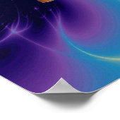 宝石はかりで測石を持つ法律の金ゴールド，正義記号 ポスター (角)