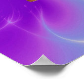 宝石はかりで測石を持つ法律の金ゴールド，正義記号 ポスター (角)