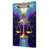 宝石はかりで測石モノグラム法金ゴールド クリップボード (左)