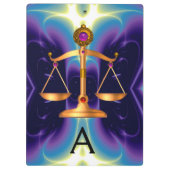 宝石はかりで測石モノグラム法金ゴールド クリップボード (裏面)