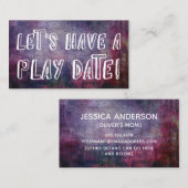 宝石よくはしゃぐ調色モミグランジーのデ遊ザートカード コーリングカード (正面/裏面)