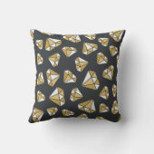 宝石をテーマにしたヴィンテージシームレスなパターン。 クッション (裏面)