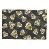 宝石をテーマにしたヴィンテージシームレスなパターン。 枕カバー (裏面)