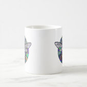 宝石を付けたハチ コーヒーマグカップ (中央)