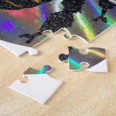 宝石を付けたハチ ジグソーパズル (側面)